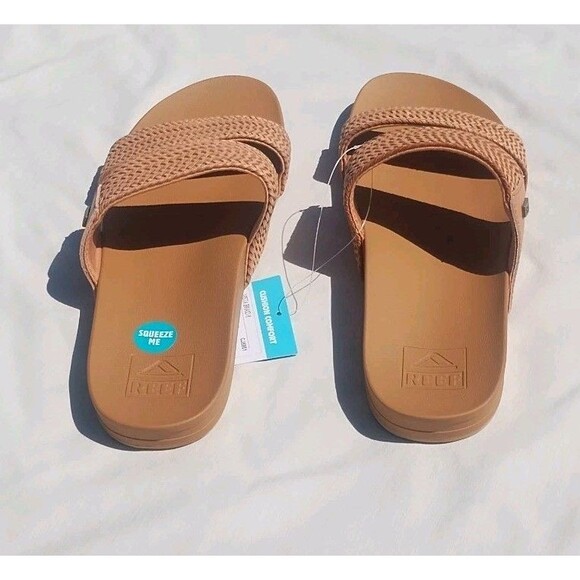 Reef Women's Vista Braid II Slide Sandal - Natural Size 10 NWT - Picture 4 of 5